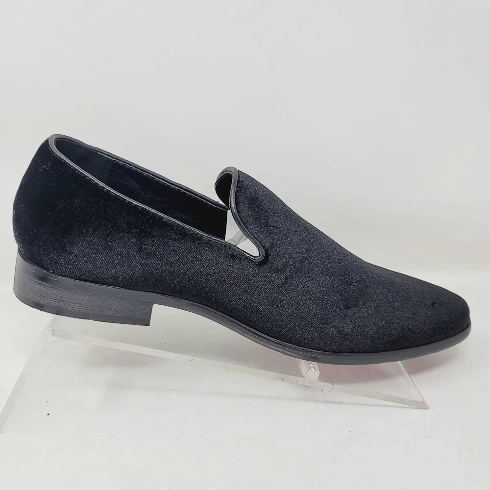 Alberto Fellini‎ Men's Loafers Sz 9 M Sparko 03 Dress Shoes Black Almond Toe